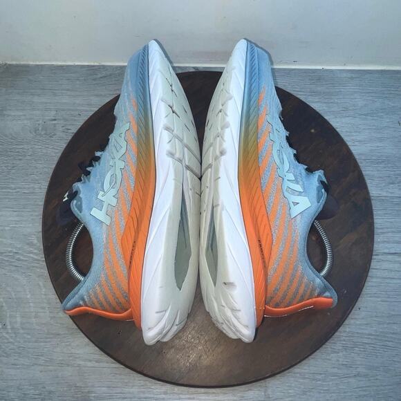 Hoka One One Mach 5 Blue Orange Running Shoes Sneakers 1127893 MSPBL Men’s 8 D main image 8